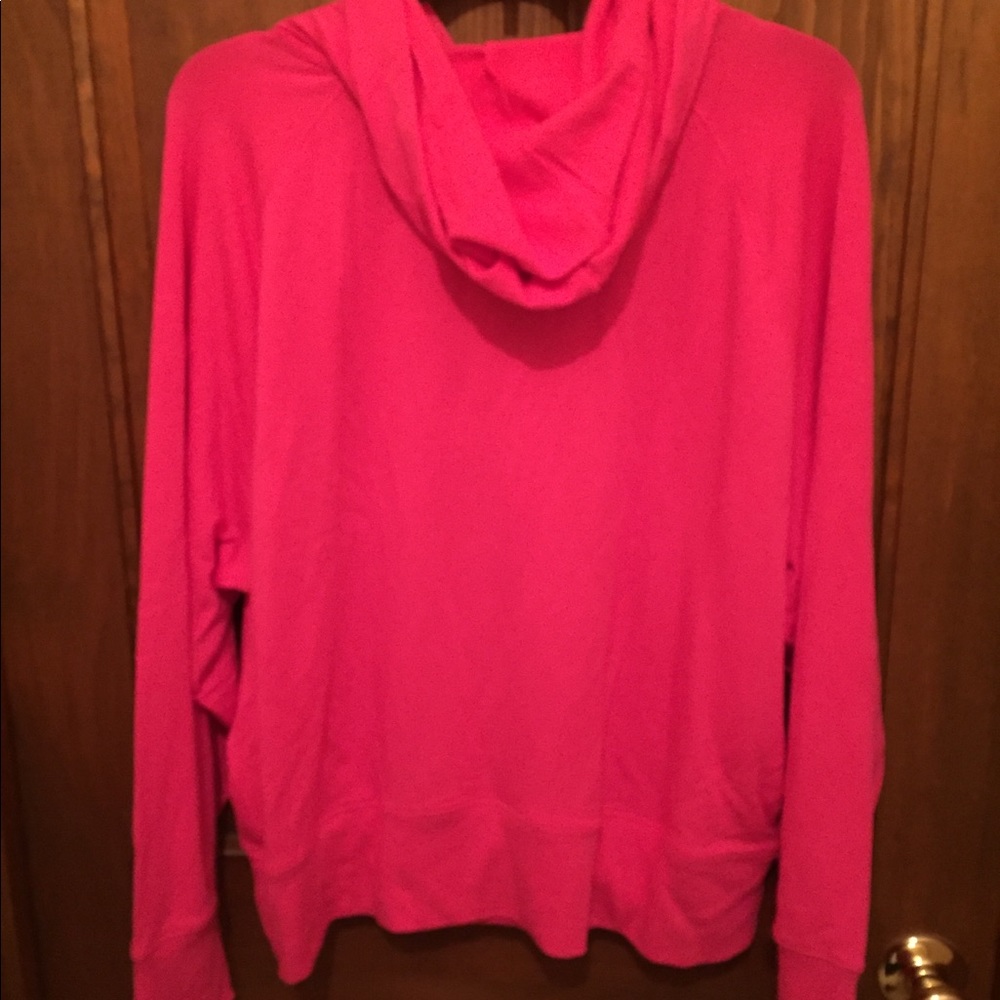 J Crew Cloud Fleece Brushed Hoodie NWT Large PRICED MARKED - Picture 3 of 3
